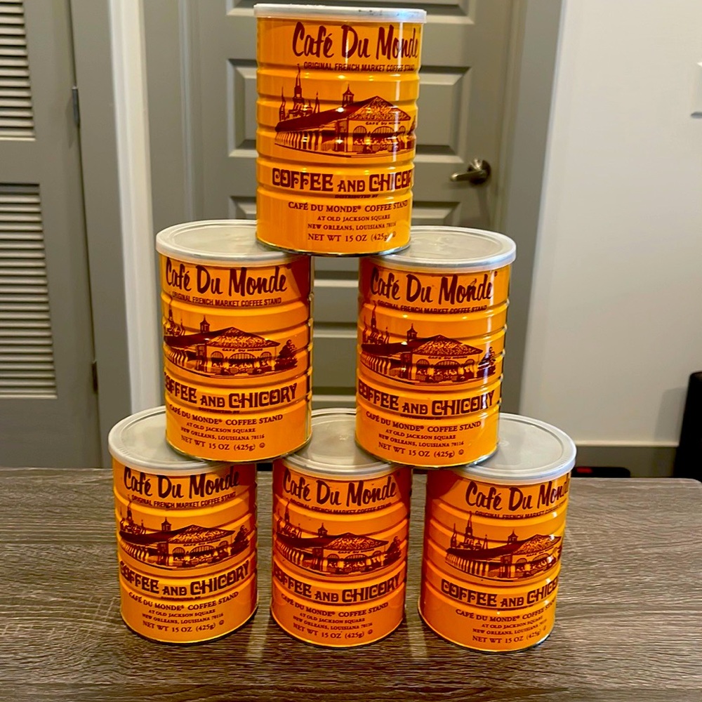 Cafe Du Monde Coffee and Chicory empty tins!!!